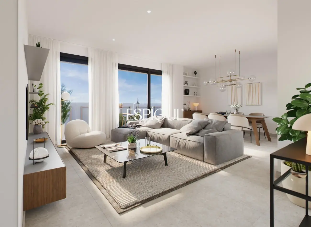 Piso de obra nueva en venta en Plaza Europa, L’Hospitalet de Llobregat