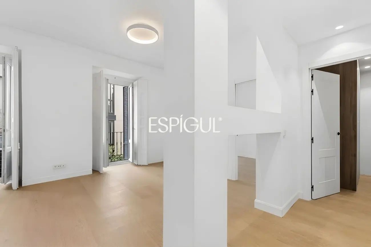 Piso en venta reformado con 3 balcones en Malasaña, Centro
