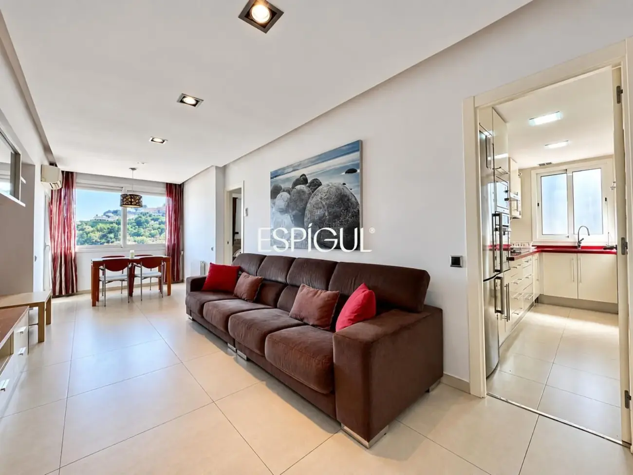 Ático en venta con vistas al Mediterráneo en Poble Sec