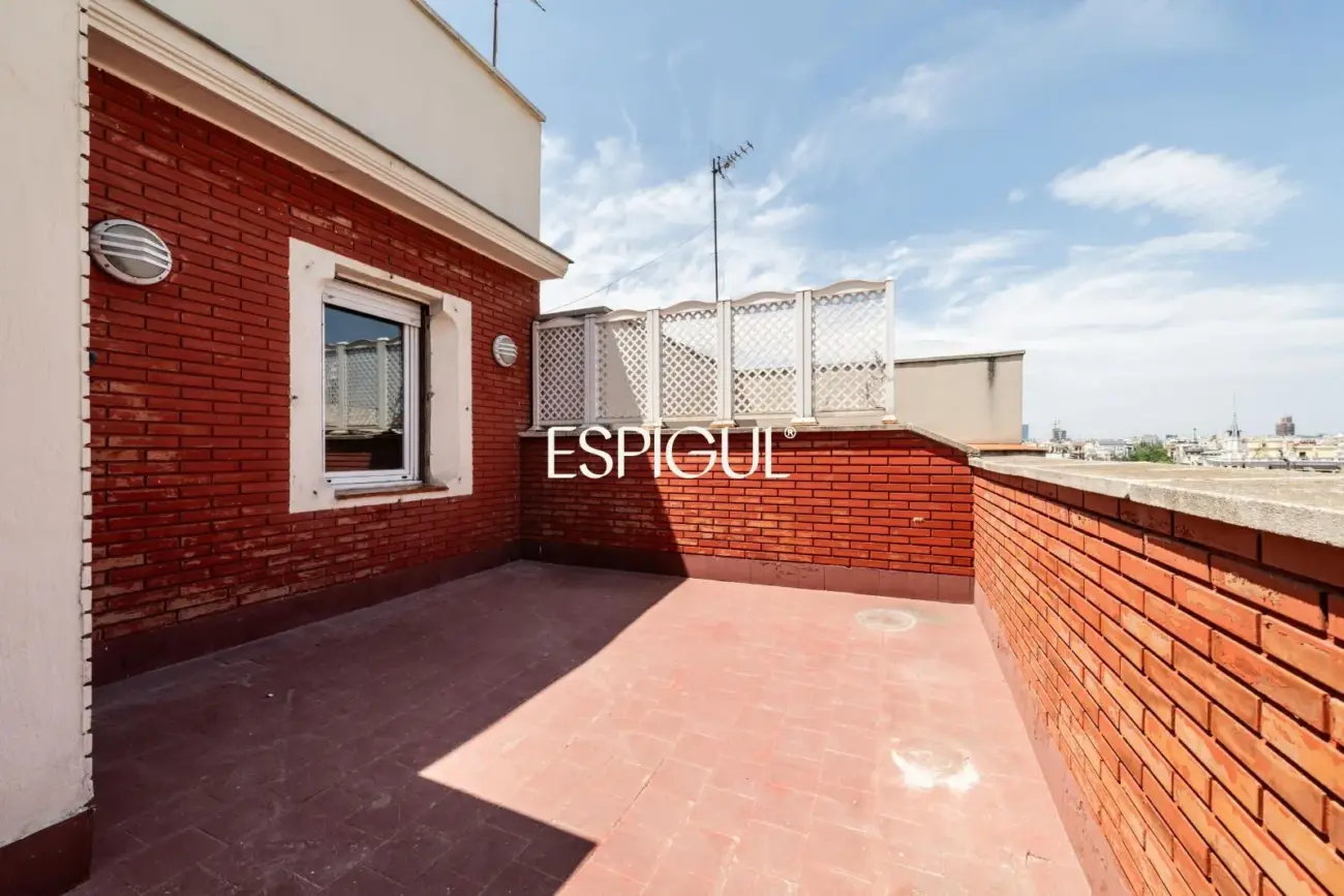 Ático en venta exterior con terraza en Recoletos, Barrio de Salamanca