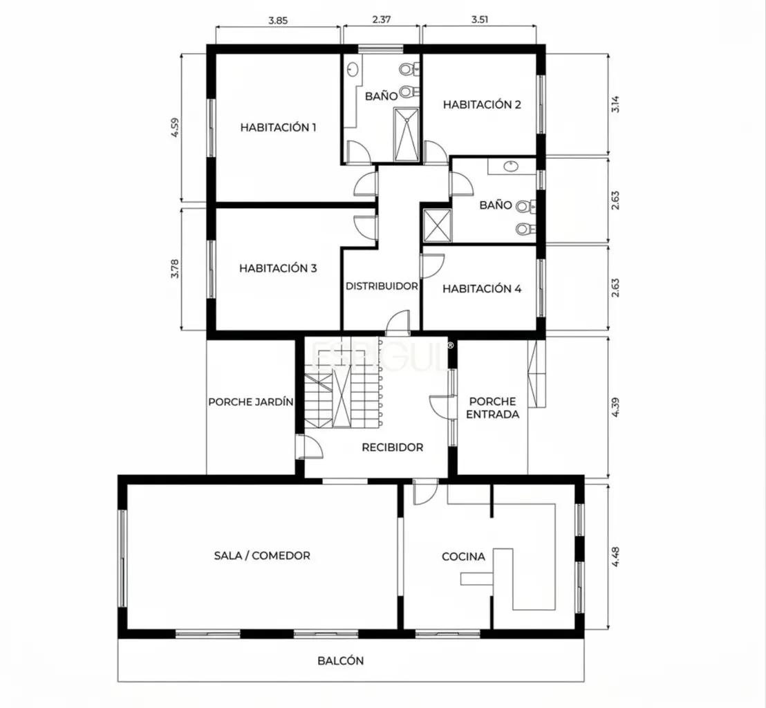 Casa en venta con jardín, piscina y vistas aireadas, en Bellaterra