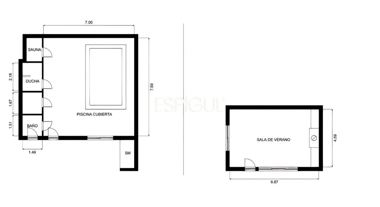 Casa en venta con jardín, piscina y vistas aireadas, en Bellaterra