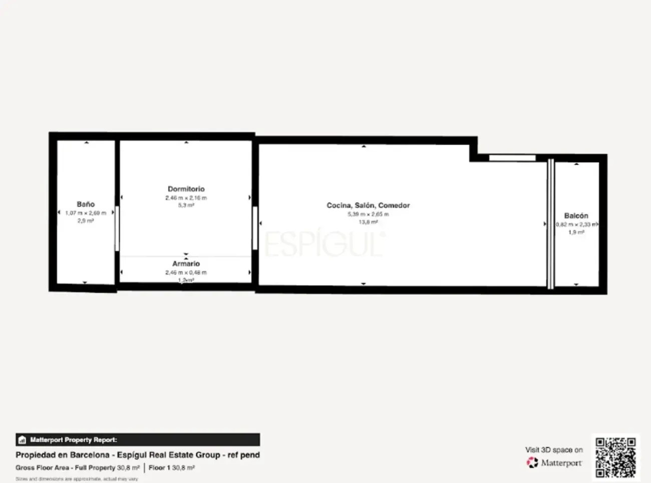 Estudio reformado y muy funcional en Sants-Olzinelles