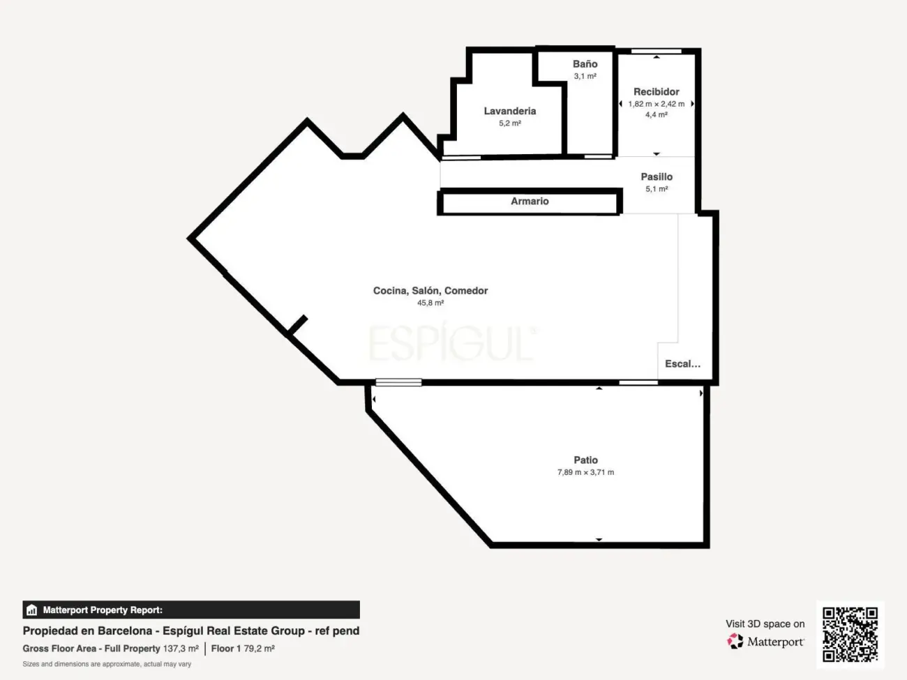 Exclusive duplex with a 30 m² terrace, communal pool and gym in Barcelona