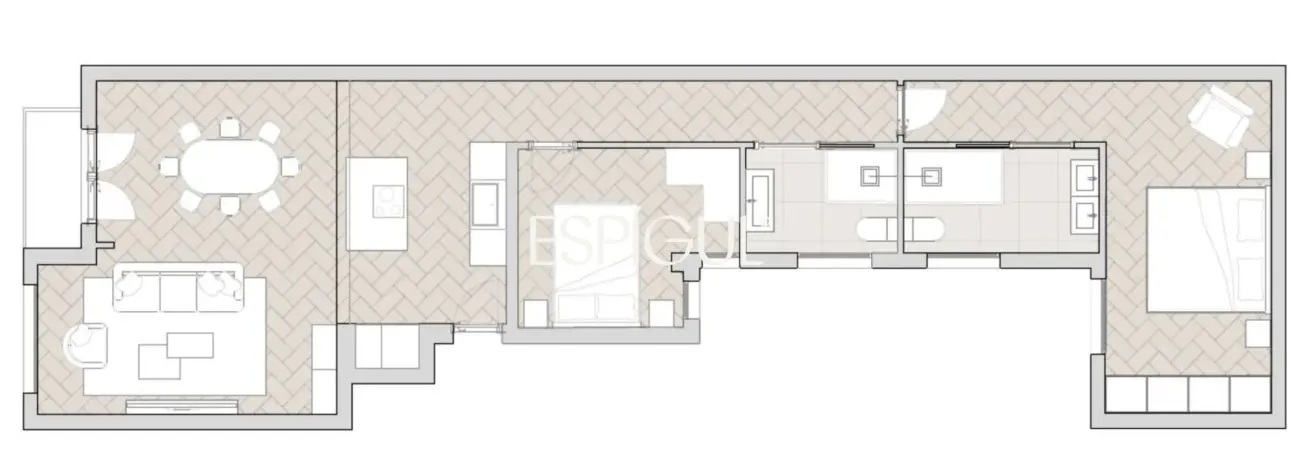 Piso en venta exterior totalmente reformado con balcón en Marcenado, Ciudad Jardín