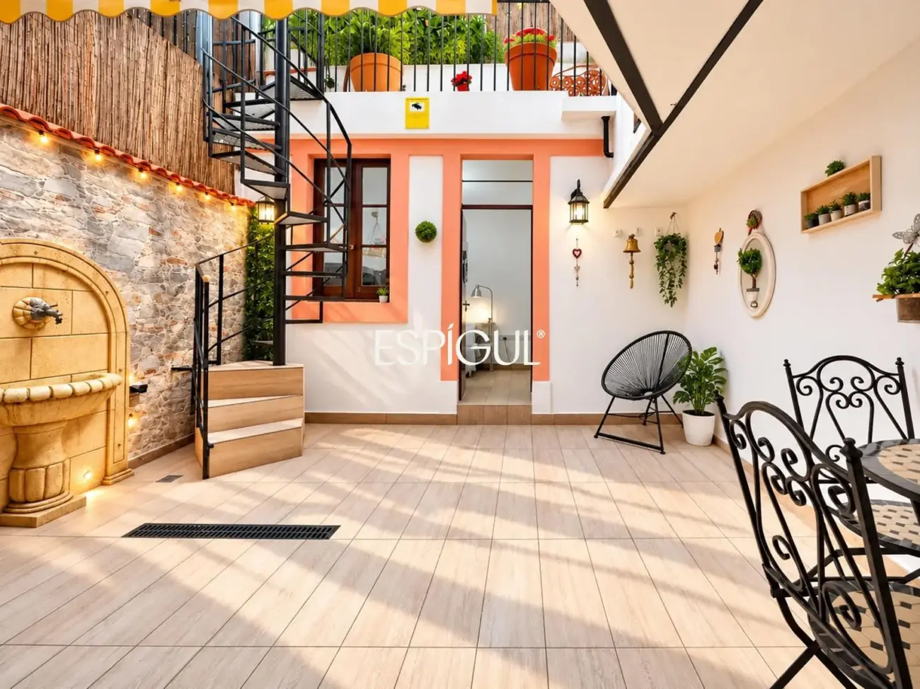 Erdgeschosswohnung mit privater Terrasse in Poble-sec