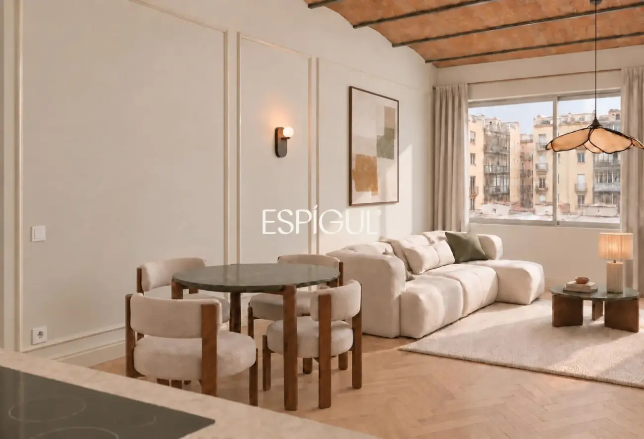 Vivienda reformada con volta catalana y diseño contemporáneo en La Nova Esquerra de l’Eixample