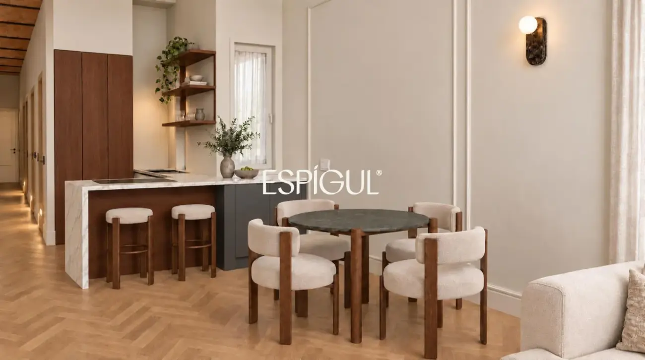 Vivienda reformada con volta catalana y diseño contemporáneo en La Nova Esquerra de l’Eixample