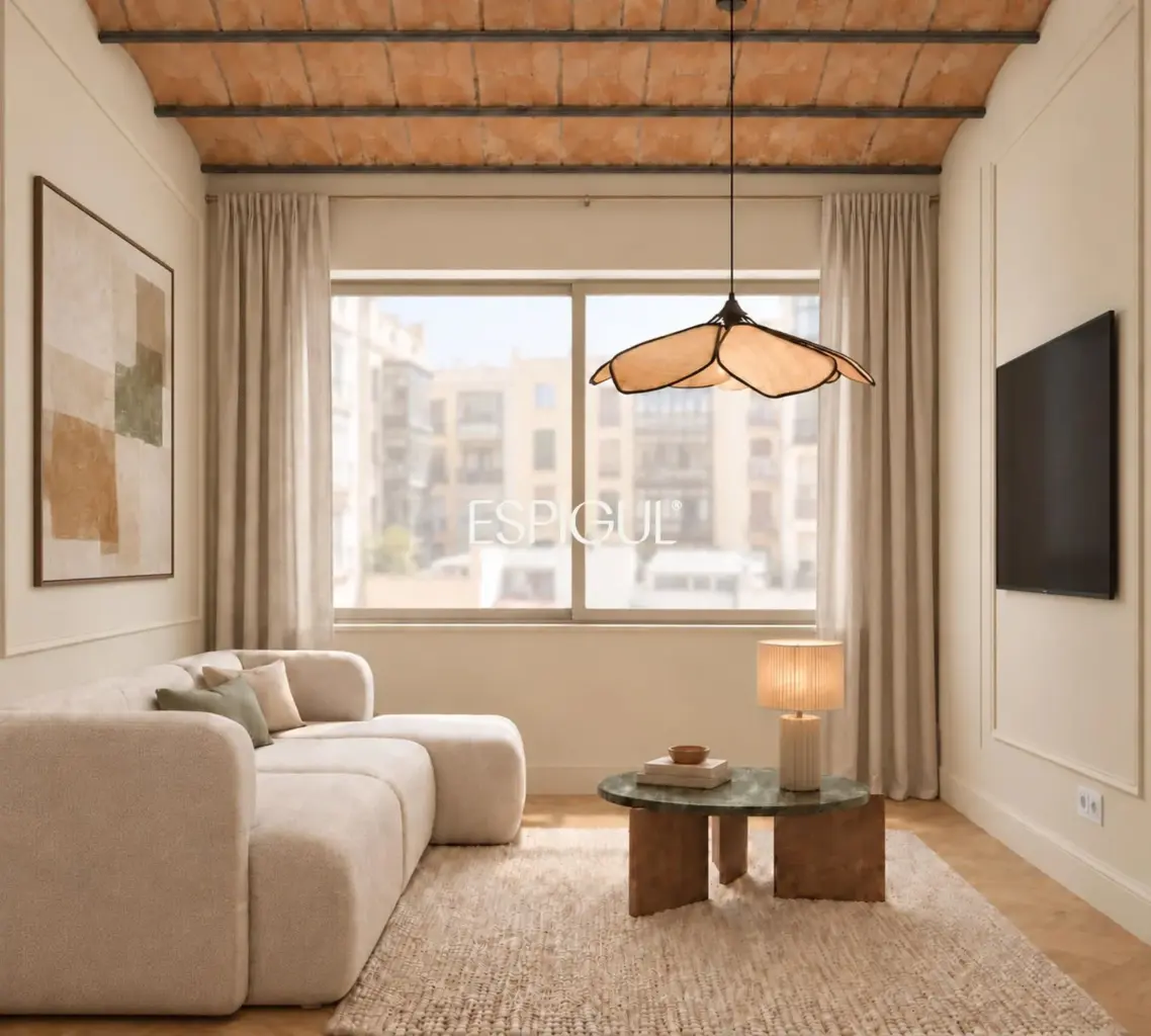 Vivienda reformada con volta catalana y diseño contemporáneo en La Nova Esquerra de l’Eixample
