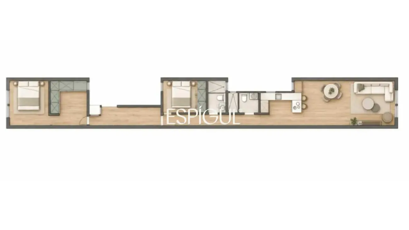 Vivienda reformada con volta catalana y diseño contemporáneo en La Nova Esquerra de l’Eixample
